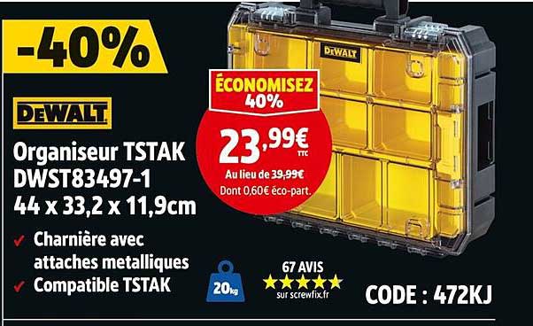 Organiseur TSTAK DWST83497-1