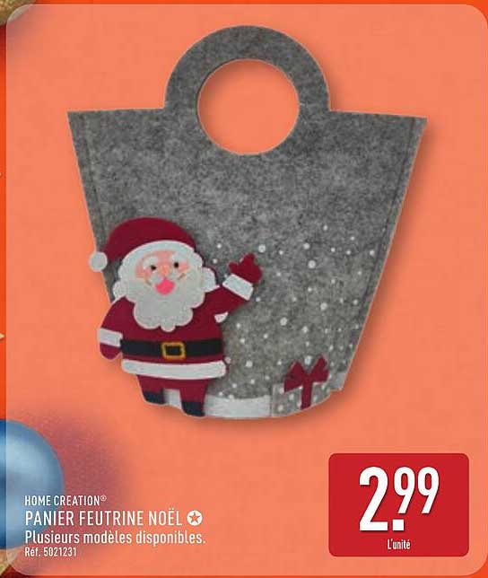 PANIER FEUTRINE NOËL