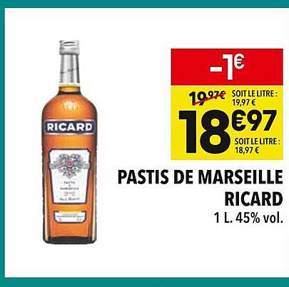 PASTIS DE MARSEILLE RICARD