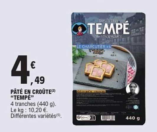 PÂTÉ EN CROÛTE “TEMPÉ”