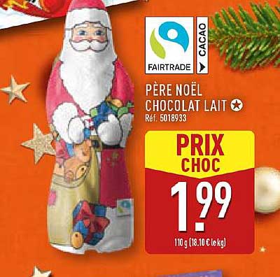 PÈRE NOËL CHOCOLAT LAIT