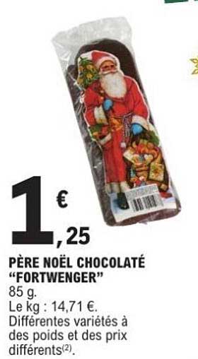 PÈRE NOËL CHOCOLATÉ "FORTWENGER"
