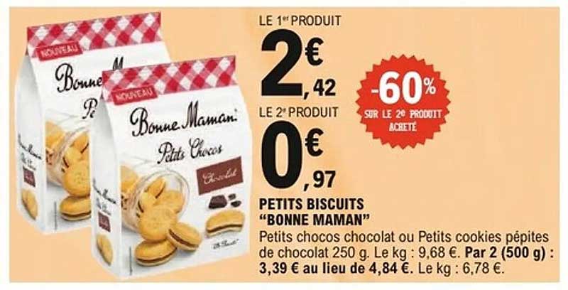 PETITS BISCUITS “BONNE MAMAN”