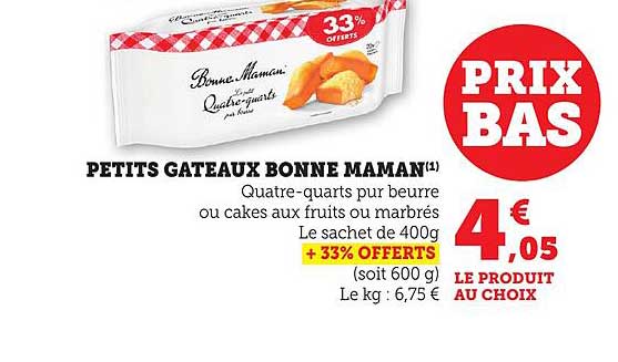 PETITS GATEAUX BONNE MAMAN