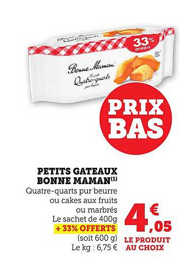 PETITS GATEAUX BONNE MAMAN