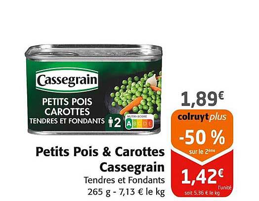 Petits Pois & Carottes Cassegrain