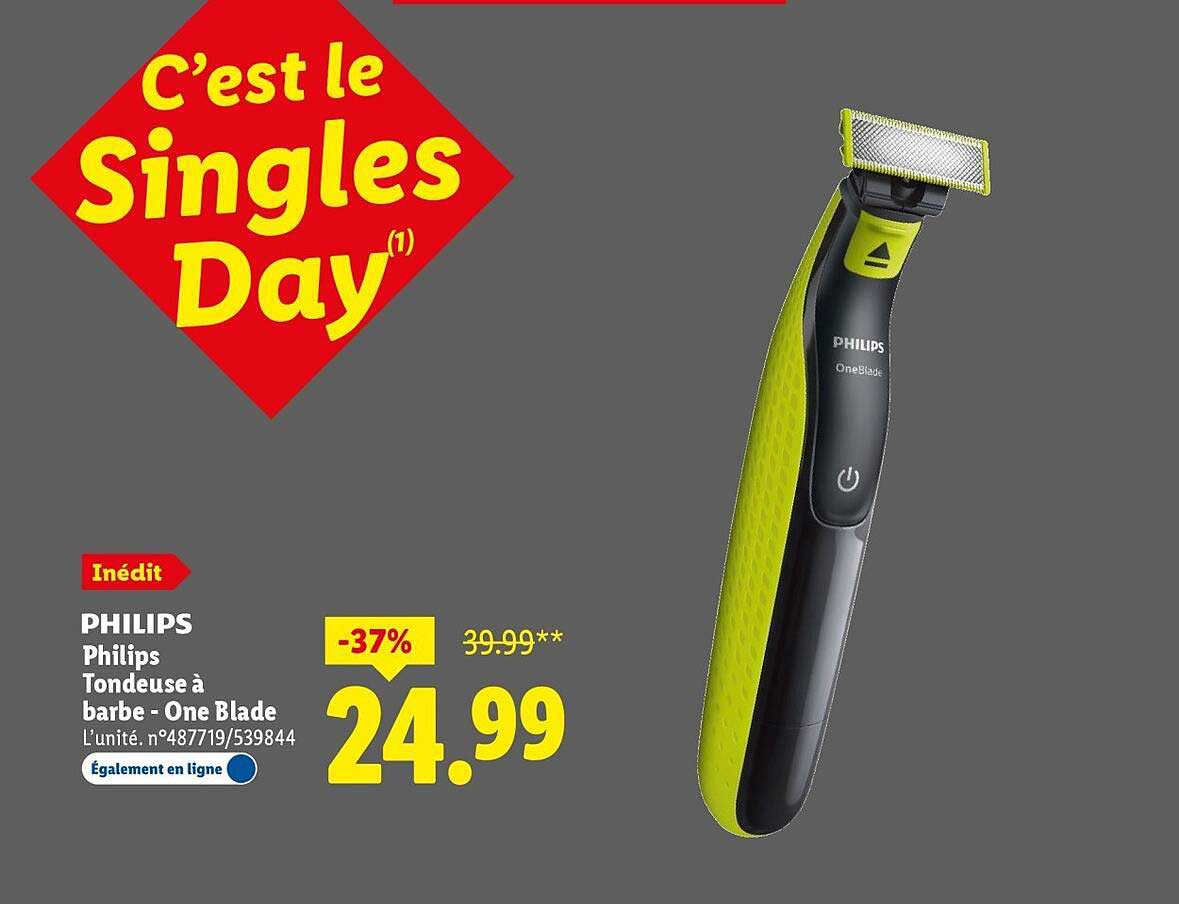 Philips Tondeuse à barbe - One Blade