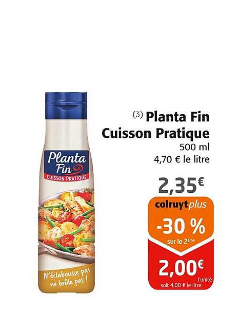 Planta Fin Cuisson Pratique