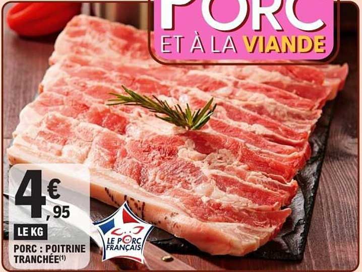 PORC ET À LA VIANDE