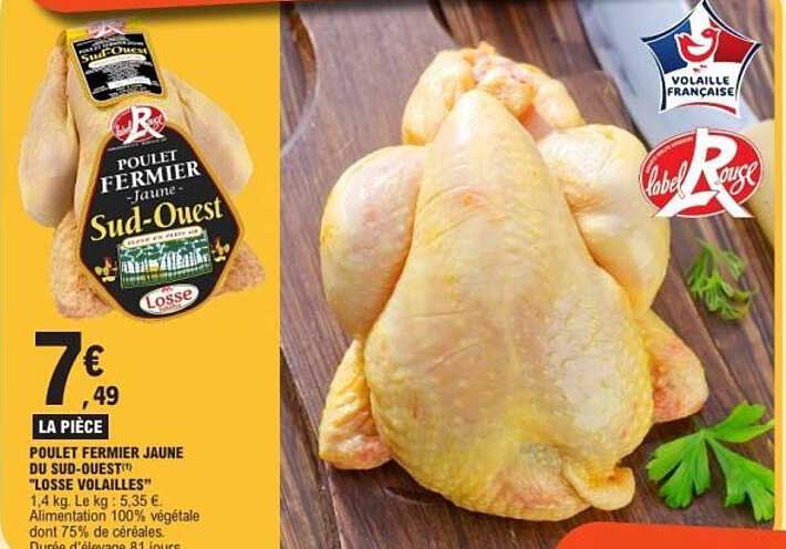 POULET FERMIER JAUNE DU SUD-OUEST