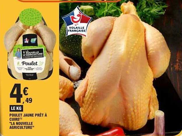 POULET JAUNE PRÊT À CUISER