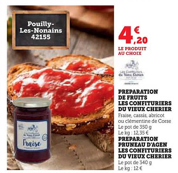 Préparation de Fruits Les Confituriers du Vieux Cherier