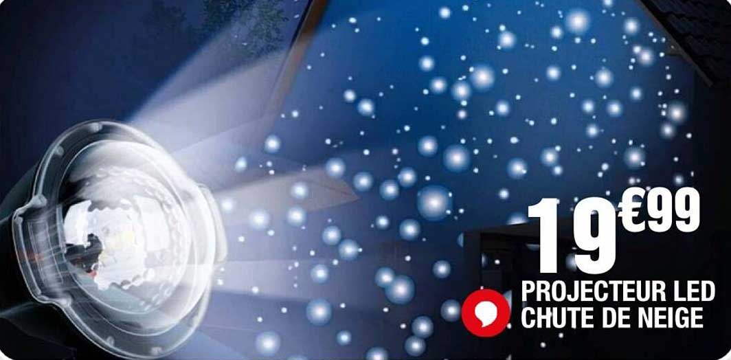 PROJECTEUR LED CHUTE DE NEIGE