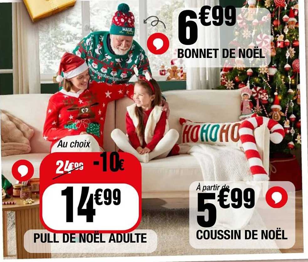 PULL DE NOËL ADULTE