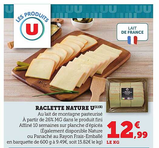 RACLETTE NATURE U