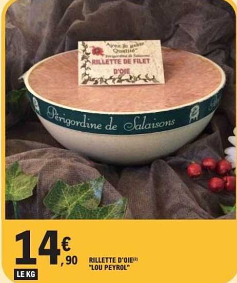 RILLETTE D'OIE "LOU PEYROL"