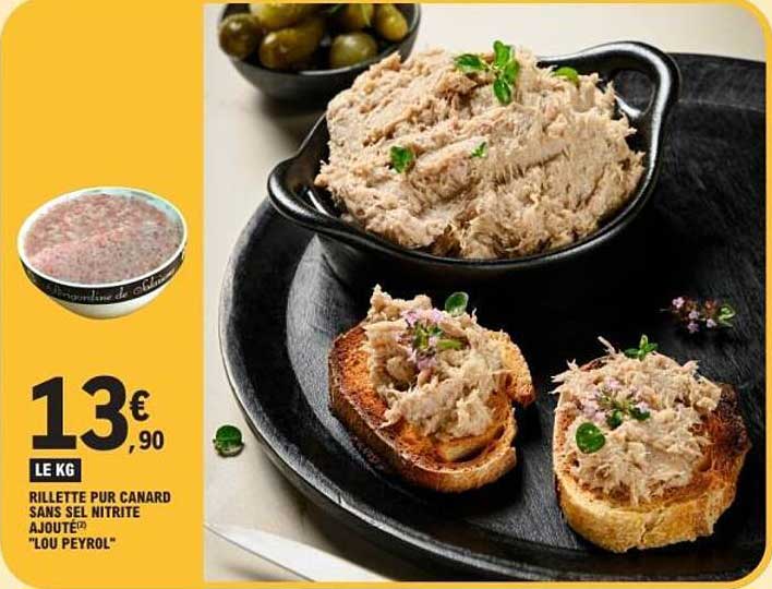 Rillette pur canard sans sel nitrite ajouté "Lou Peyrol"