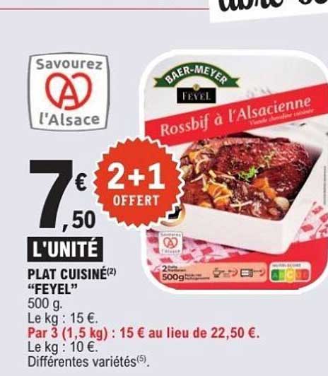 Rossbif à l'Alsacienne "FEYEL"