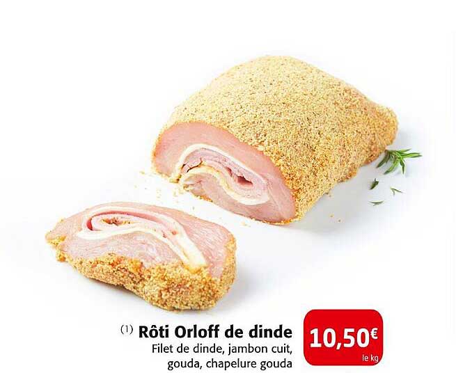 Rôti Orloff de dinde
