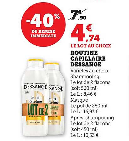 ROUTINE CAPILLAIRE DESSANGE