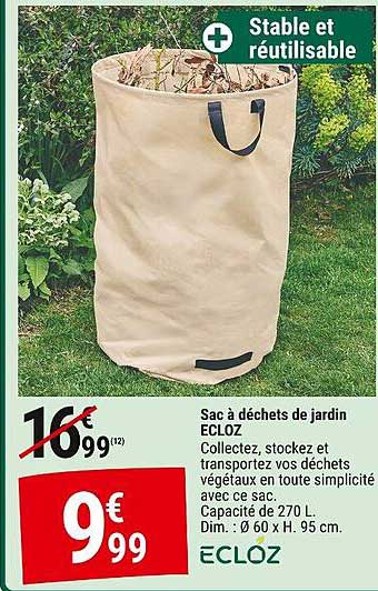 Sac à déchets de jardin ECLOZ