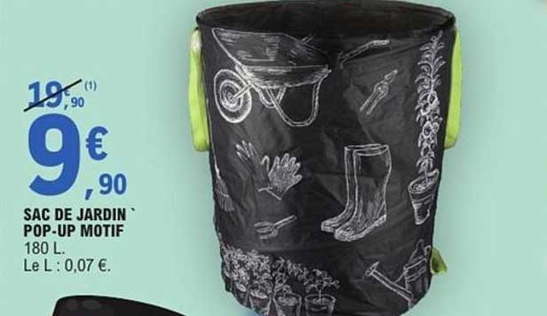 SAC DE JARDIN - POP-UP MOTIF