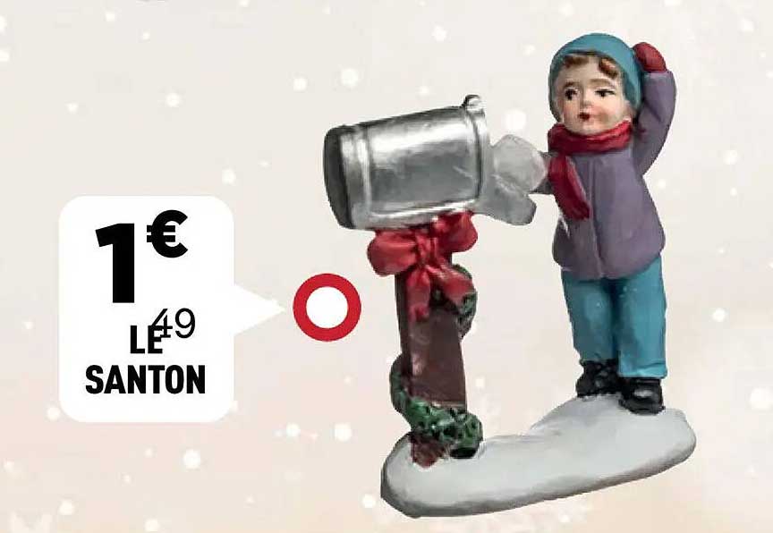 Santon à 1€ le santon