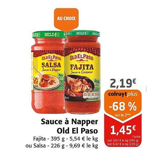 Sauce à Napper Old El Paso