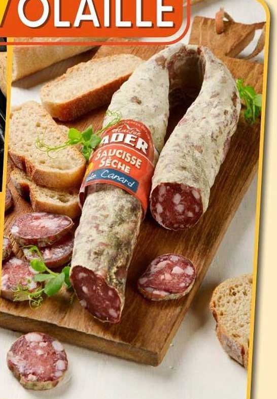 Saucisse sèche de canard