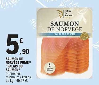 SAUMON DE NORVÈGE FUMÉ® "PALAIS DU SAUMON"