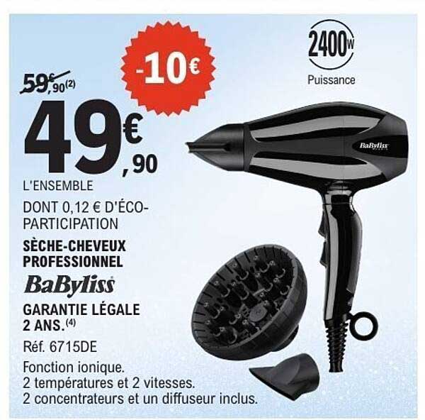 SÈCHE-CHEVEUX PROFESSIONNEL BaByliss