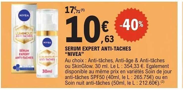 SERUM EXPERT ANTI-TACHES “NIVEA”