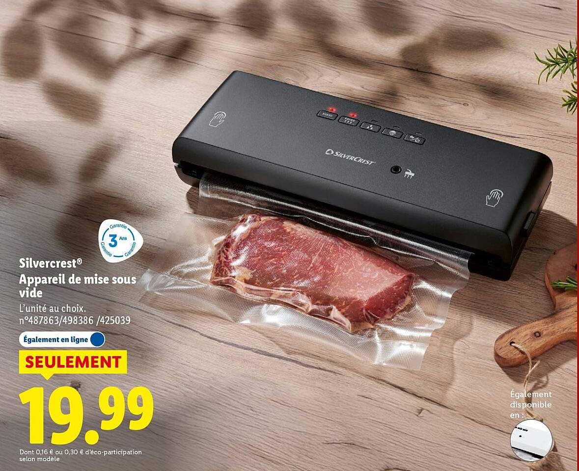 Silvercrest® Appareil de mise sous vide