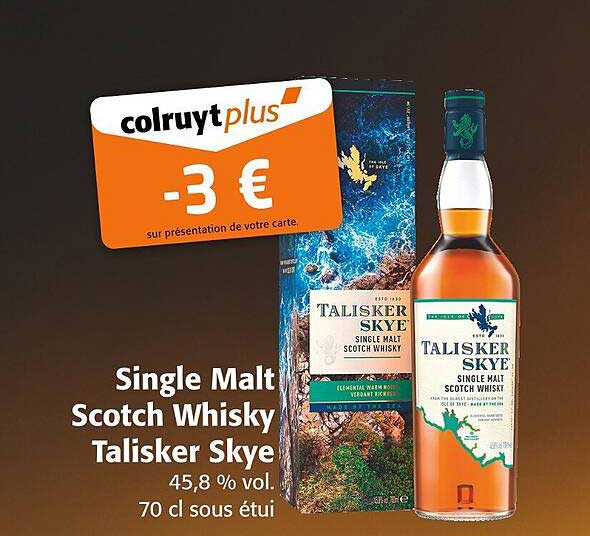 Single Malt Scotch Whisky Talisker Skye