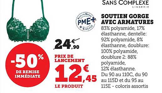 SOUTIEN GORGE AVEC ARMATURES