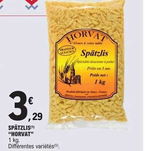 Spätzlis "Horvat" 1 kg