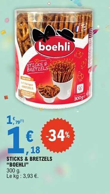 STICKS & BRETZELS "BOEHLI"