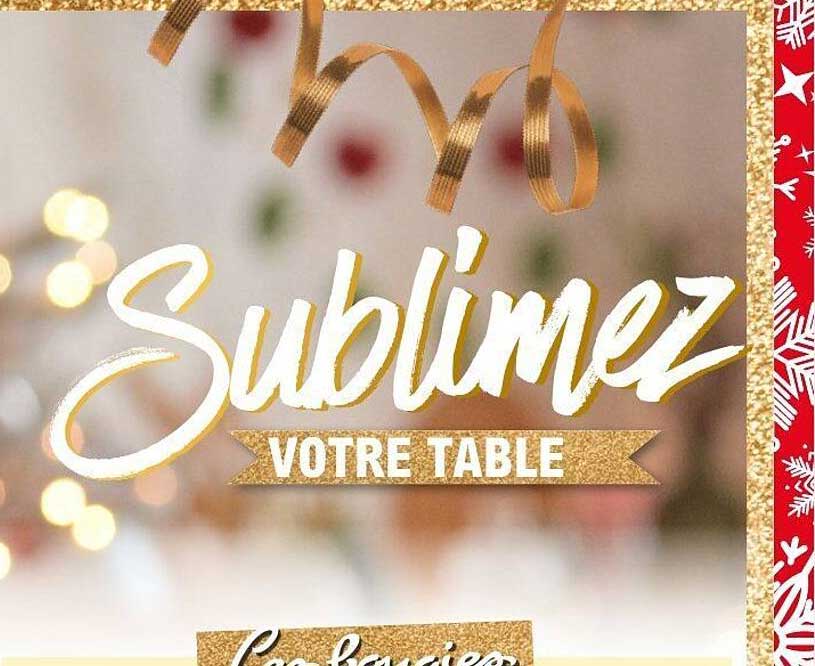 Sublimez votre table