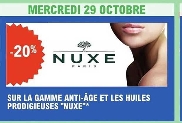 SUR LA GAMME ANTI-ÂGE ET LES HUILES PRODIGIEUSES "NUXE"*