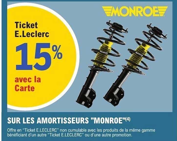 SUR LES AMORTISSEURS "MONROE"