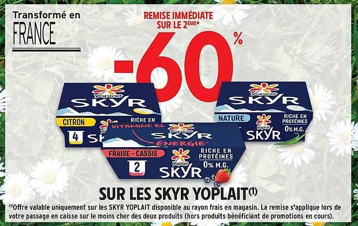SUR LES SKYR YOPLAIT(*)