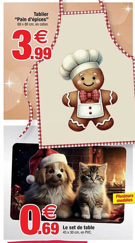 Tablier "Pain d'épices"