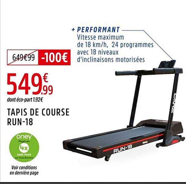 TAPIS DE COURSE RUN-18