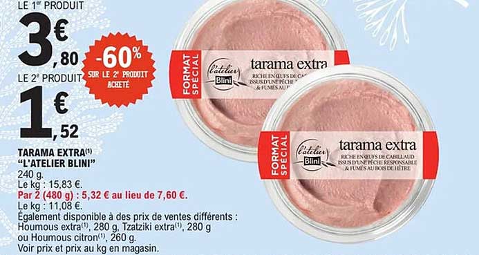 TARMA EXTRA® "L’ATELIER BLINI"