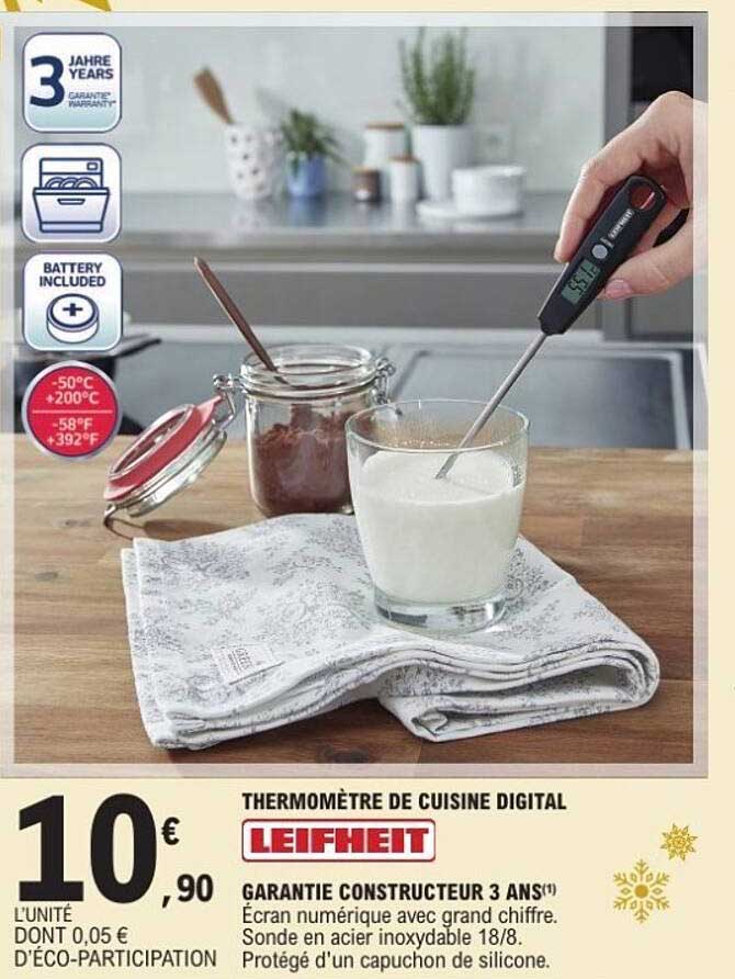 THERMOMÈTRE DE CUISINE DIGITAL LEIFHEIT