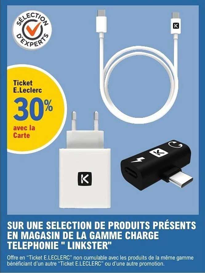 Ticket E.Leclerc 30%
