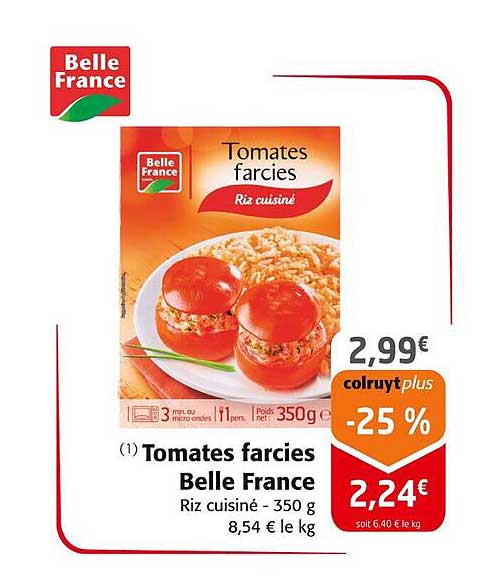 Tomates farcies Belle France