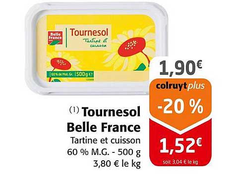 Tournesol Belle France Tartine et cuisson 60 % M.G. - 500 g