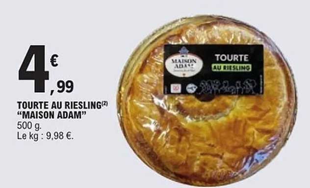 TOURTE AU RIESLING "MAISON ADAM"