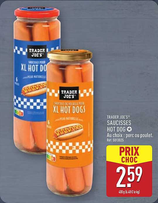 TRADER JOE'S® SAUCISSES HOT DOG